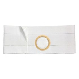 8" Left, White, Cool Comfort, Nu-Form Belt, Large, 2-1/8" Opening Placed 1-1/2" From Bottom