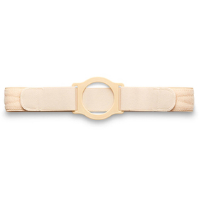 2" Beige, Regular Elastic, Nu-Comfort Belt, Small, 2-5/8" Ring Plate