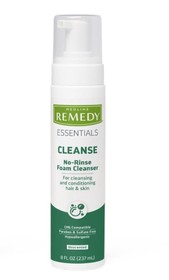 Remedy Essentials No-Rinse Foam Cleanser, 8 oz - REPLACES 60COI67145, 60COI67146