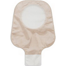New Image 2-Piece Drainable Pouch 2-1/4", Clamp Closure, Ultra Clear
