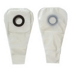 1-Piece Drainable Pouch with Precut 2" Barrier Opening, Pouch Size 2-1/2" with Karaya