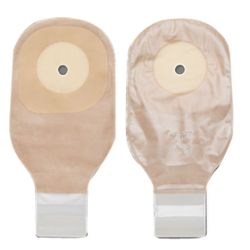 Premier 1-Piece Cut-to-Fit Lock 'n Roll Drainable Pouch with SoftFlex (Standard Wear) Skin Barrier 2-1/2"