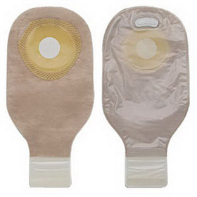 Premier 1-Piece Drainable Pouch Precut 1-3/16", Lock N Roll, Transparent