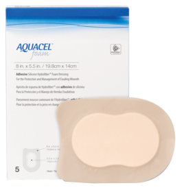 Aquacel Adhesive Gelling Foam Dressing 8" x 5.5" Heel Shape