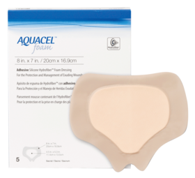 Aquacel Gelling Adhesive Foam Dressing 8" x 7"