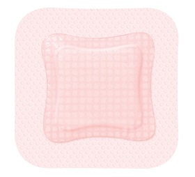 ALLEVYN Gentle Border Lite Silicone Gel Adhesive Hydrocellular Foam Dressing 6" x 6"