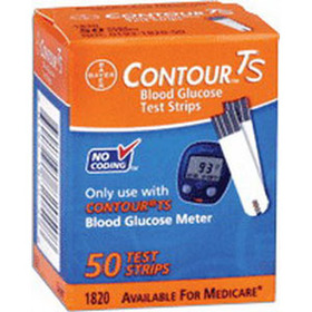 Contour TS Blood Glucose Test Strip Disc (50 count)