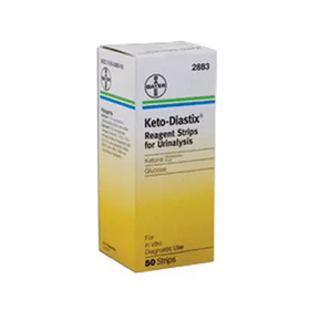 Keto-Diastix Reagent Test Strip (50 count)