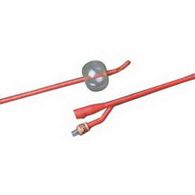 BARDEX LUBRICATH Tiemann 2-Way Specialty Foley Catheter 14 Fr 5 cc, Coude Tip.