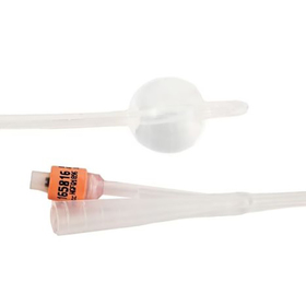 BARDEX 2-Way 100% Silicone Foley Catheter 14 Fr 5 cc