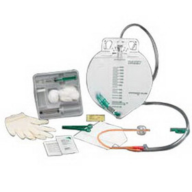 LUBRI-SIL I.C. Temperature Sensing Urine Meter Foley Catheter Tray 18 Fr