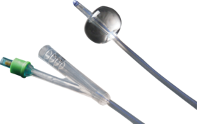 2-Way 100% Silicone Foley Catheter 12 Fr 5 cc