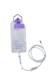 Kangaroo Large Bore Enteral Feeding Gravity Set with ENFit Connector, 1,000 mL Bag