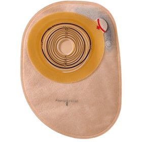 Assura 1-Piece Closed Pouch Oval Precut 1", Transparent