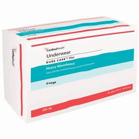 Cardinal Health, Underwear, Sure Care Plus, X-Large, 48"- 66"