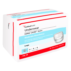 Kendall Simplicity™ Protective Underwear, Moderate Absorbency, Large (44" to 54" Waist) - Pack