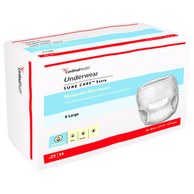 Cardinal Health, Underwear, Sure Care Extra, X-Large, 48"- 66"