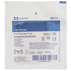 Curity Sterile Cover Sponge, 3" x 4"