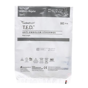 T.E.D. Knee Length Anti-Embolism Stockings Medium, Regular