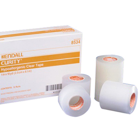 Kendall Hypoallergenic Clear Tape 2" x 10 yds.