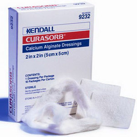 Curasorb Calcium Alginate Dressing, 2" x 2"