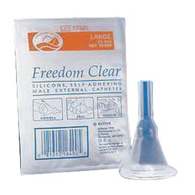 Freedom Clear Self-Adhering Male External Catheter, 23 mm
