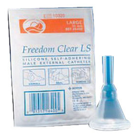 Freedom Clear Long Seal Self-Adhering Male External Catheter, 23 mm