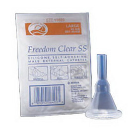 Freedom Clear Sport Sheath Self-Adhering Male External Catheter, 31 mm