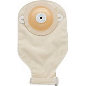 Nu-Comfort Drain Pouch with Deep Convexity and Barrier, Opaque, Pre-Cut 7/8" Opening, 6" Foam Pad