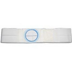 3" White, Regular Elastic, Flat Panel Belt, Medium, 2-1/4" Opening