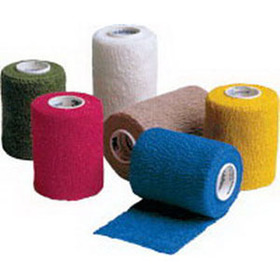 Coban Non-Sterile Self-Adherent Wrap 3" x 5 yds., Color Assortment