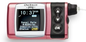 OneTouch Ping Insulin Pump Kit, Pink