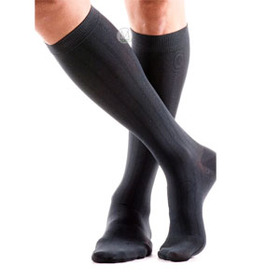 ActiveWear Knee-High, 15-20 mmHg, X-Large, Full Calf, Closed, Cool Black
