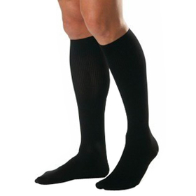 Jobst for Men Casual 30-40 Knee High Closed Toe Extra Large Full Calf Black