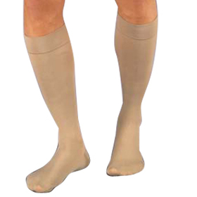 Relief Knee-High Firm Compression Stockings X-Large, Silky Beige