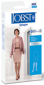 Opaque Knee-High Moderate Compression Stockings X-Large, Natural