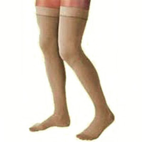 Ultrasheer Thigh w/Sil.Band,20-30,Clsd,Sm,Suntan