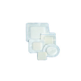 DeRoyal Polyderm Hydrophilic Foam Wound Dressing, 4" Border