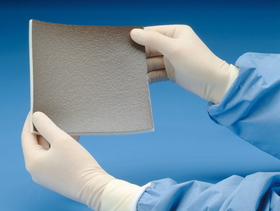 Algidex Ag Silver Alginate Wound Dressing with Foam Back, 4" x 4"