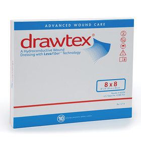 Drawtex Hydroconductive Wound Dressing, 8" x 8"