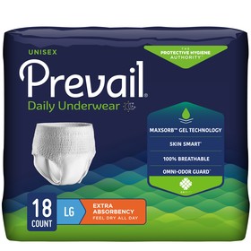 Prevail Protective Underwear, Large, 44" - 58"