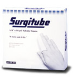 Surgitube Tubular Gauze Bandage, Size 1 White, 5/8" x 50 yds. (Small Fingers and Toes)