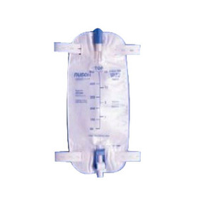 Premium Leg Bag with Flip Valve and Straps, 1000mL