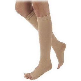 504C Natural Rubber Calf, 40-50mmHg, Unisex, Size M4, Beige