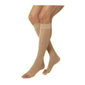 862C Essential Opaque Calf, 20-30mmHg, Open Toe, Medium, Short, Crispa